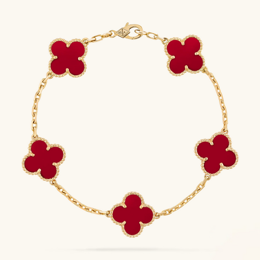 CLOVER | Rotes Armband