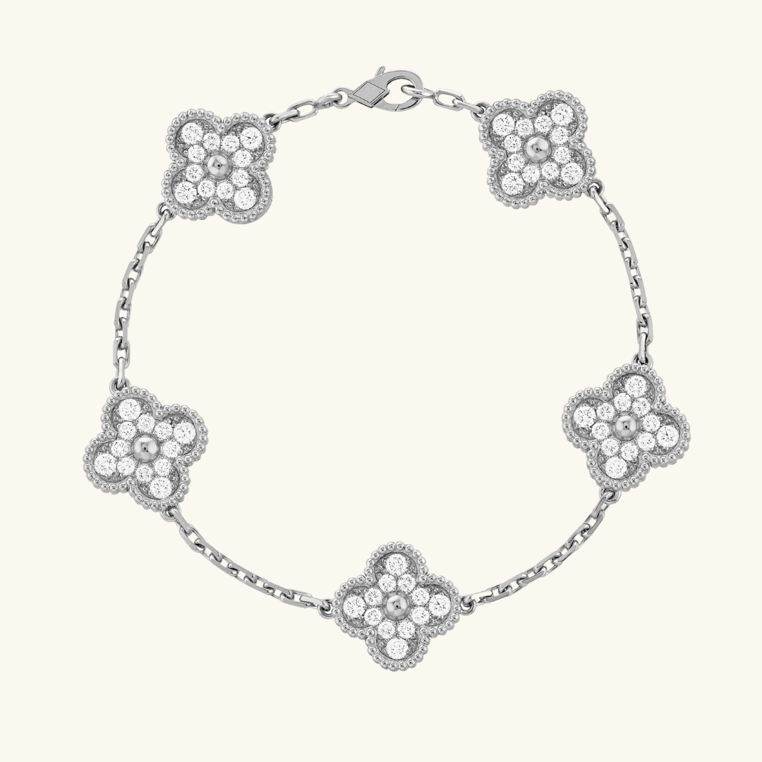 CLOVER | Silberarmband Prestige