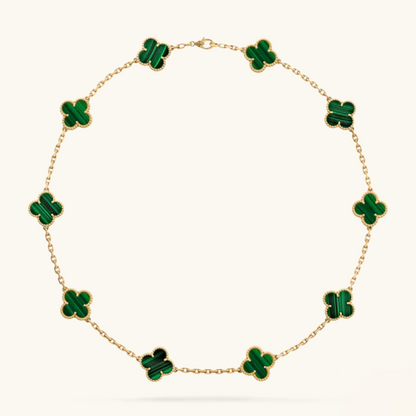 CLOVER | 10 Motive Grünes Halsband