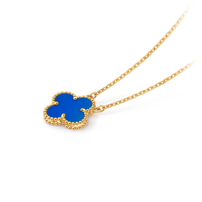 CLOVER | Blaues Halsband