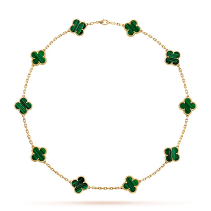 CLOVER | 10 Motive Grünes Halsband