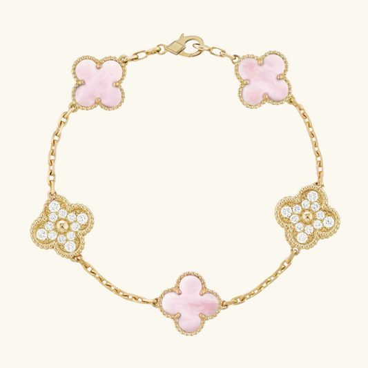 CLOVER | Golden Pink Armband Prestige