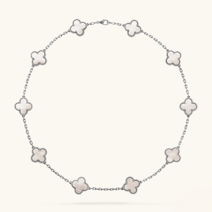 CLOVER | 10 Motive Silberne Halskette