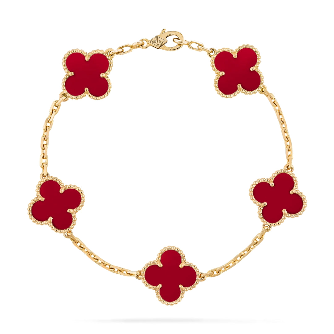 CLOVER | Rotes Armband
